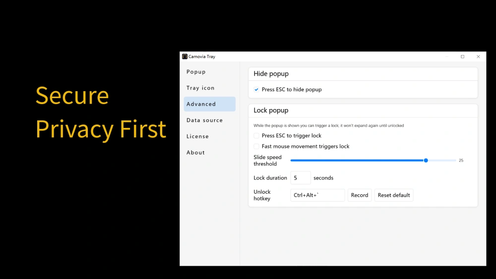 Secure · Privacy First